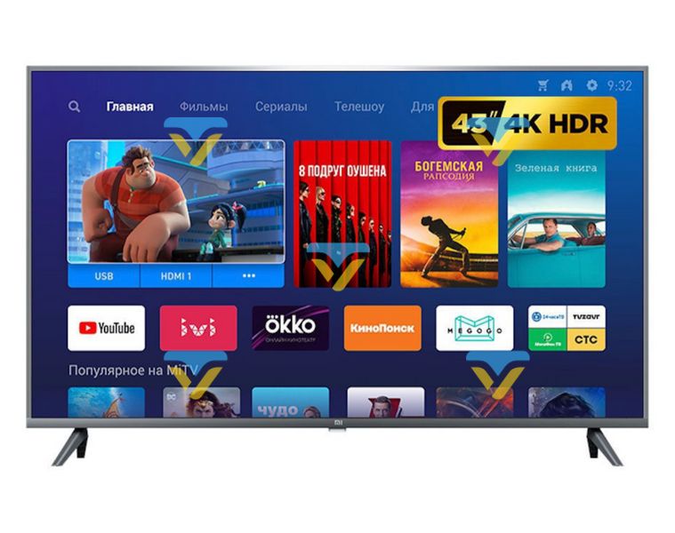 Телевізор Xiaomi Smart TV 43" U43S00 4K T2 Wi-Fi 2024 YK43-211201H01660860 фото