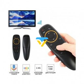 Гіроскопічний пульт з голосовим управлінням Air Mouse G10S 2.4 GHz для Smart TV Android 143122056 фото