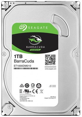 Жорсткий диск Seagate BarraCuda HDD 1TB 7200rpm 64MB ST1000DM010 3.5 SATA III 143122058 фото
