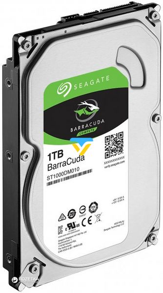 Жорсткий диск Seagate BarraCuda HDD 1TB 7200rpm 64MB ST1000DM010 3.5 SATA III 143122058 фото